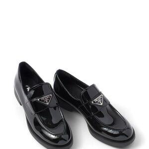 Prada Glossy Black Loafers